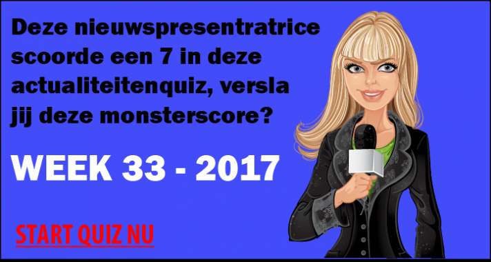 Versla jij deze nieuwspresentatrice in deze actualiteitenquiz? 