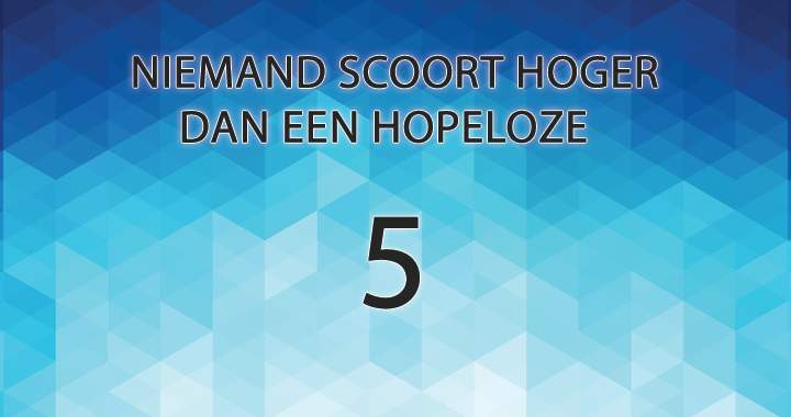Scoor jij hoger dan een 5?