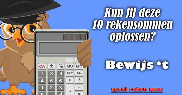 10 rekenvragen