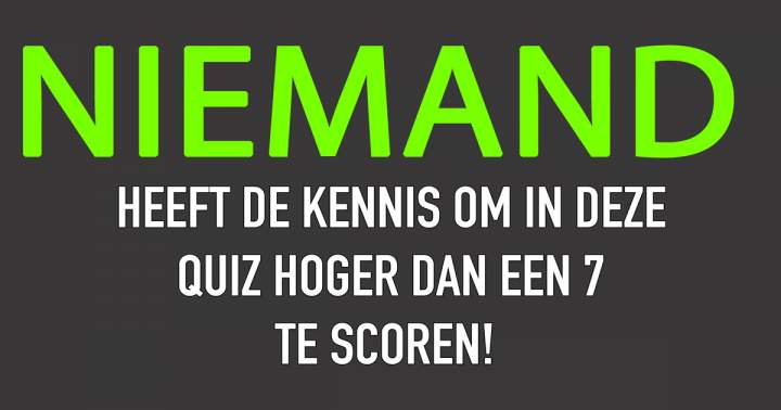 Quiz: Algemene Kennis 