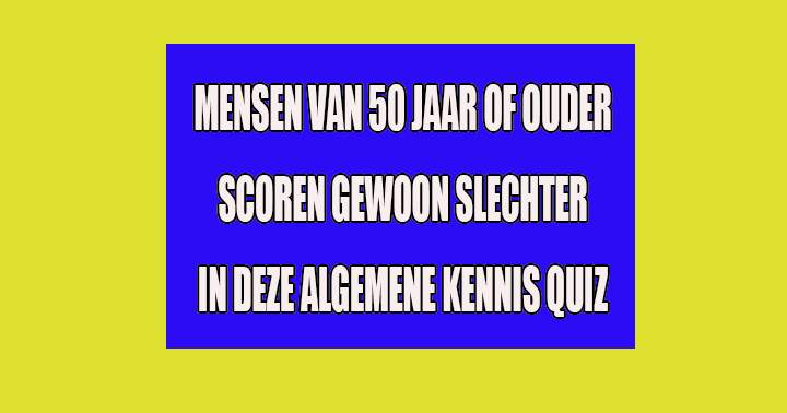 Mensen van 50 jaar of ouder kunnen zich minder goed concentreren