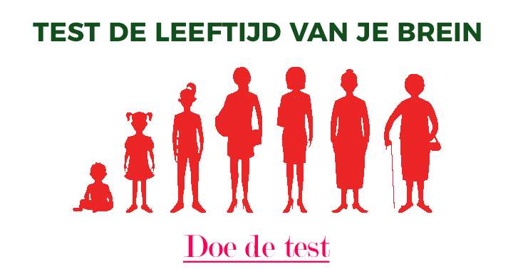 Test de leeftijd van je hersenen!