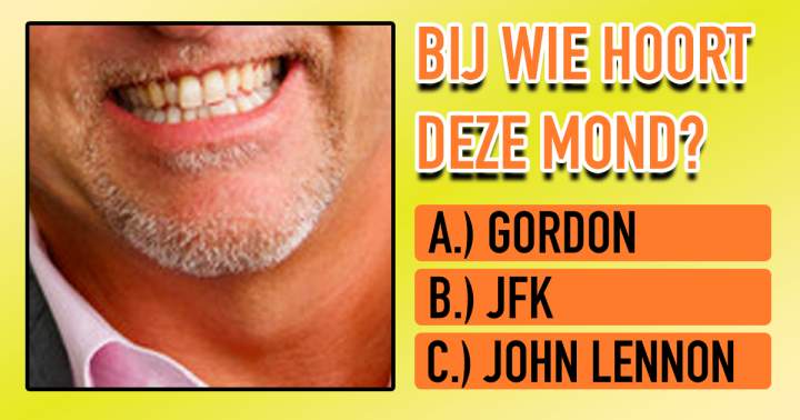 PLAATJESQUIZ: Bij welke beroemdheden horen deze 10 monden?