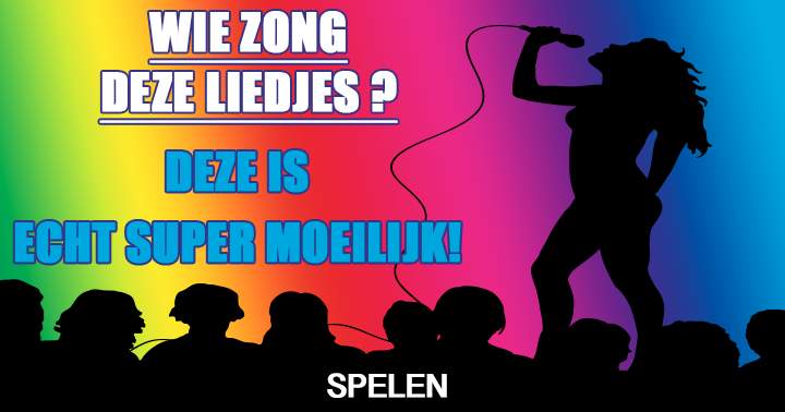 Ontzettende moeilijke muziekquiz!