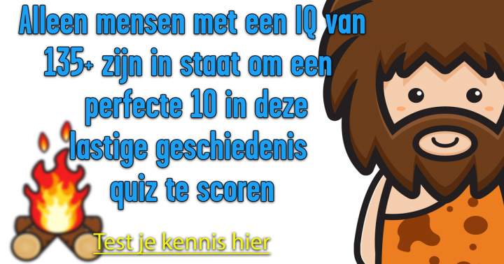 Een quiz over geschiedenis