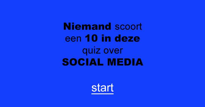 Alleen voor mensen van deze tijd: quiz over Social Media!