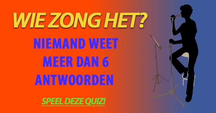 Van wie zijn deze hits?