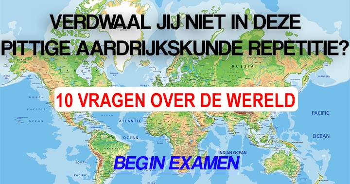 Aardrijkskunde test voor gevorderden