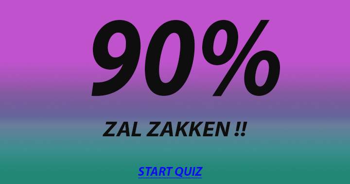 Of behoor jij tot die 10% die wint