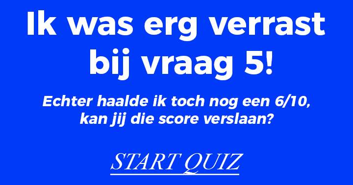 Algemene kennis quiz