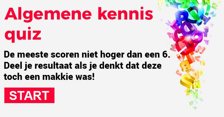 Denk jij dat jij het kunt?