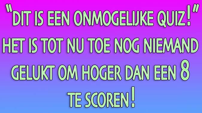 Haal Een 10 En Maak Het Onmogelijke Mogelijk!