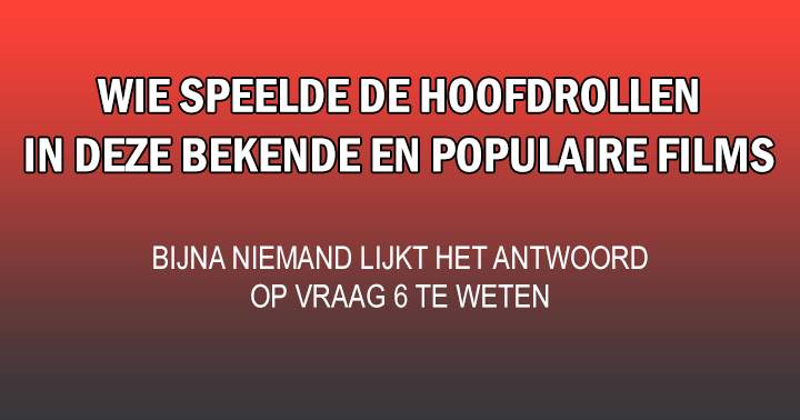 Denk jij zelfs vraag 6 goed te beantwoorden?