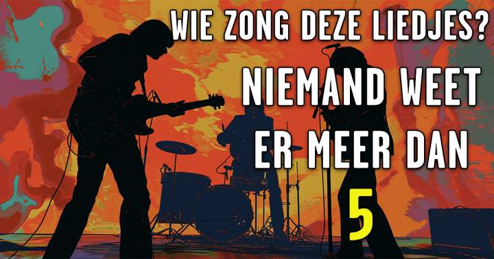 Banner for Bekende Liedjes Quiz
