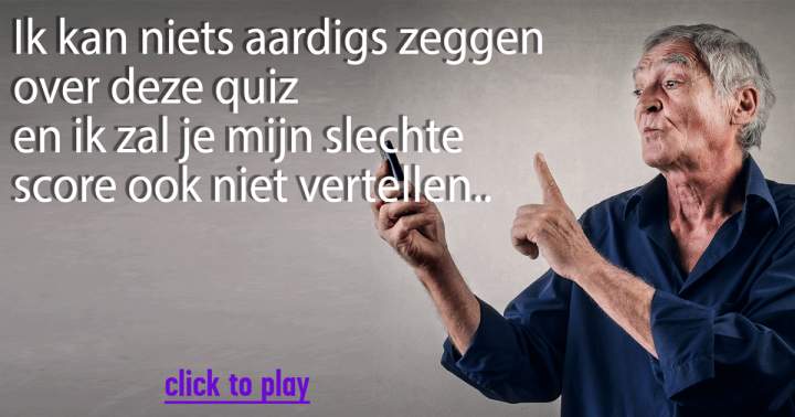 Moeilijke Algemene Kennis Quiz