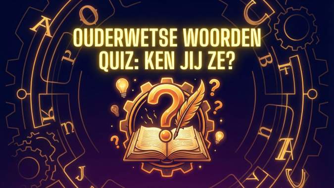 Banner for Hoe goed ken jij de woorden van vroeger?