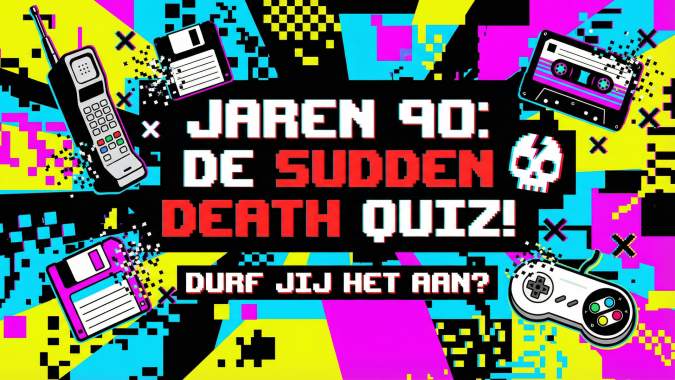 Banner for Hoe goed ken jij de jaren 90? Test het met deze Sudden Death Quiz