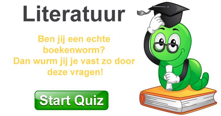 Ben jij een echte boekenworm? Dan wurm jij je vast zo door deze vragen!