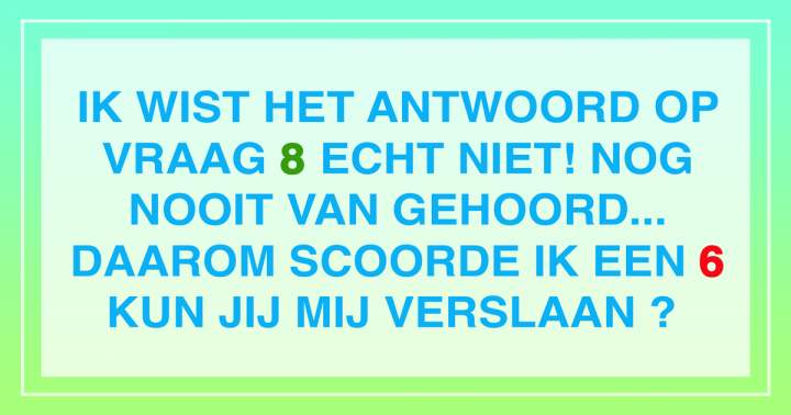 Moeilijke Algemene Kennis Vragen 