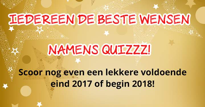 Eindig of begin jij het jaar nog met een dikke voldoende?