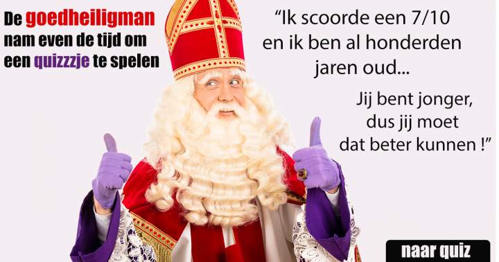 Scoor jij hoger dan de goedheiligman?