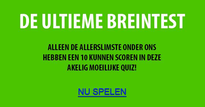 De ultieme breintest: ben jij slimmer dan je vrienden?