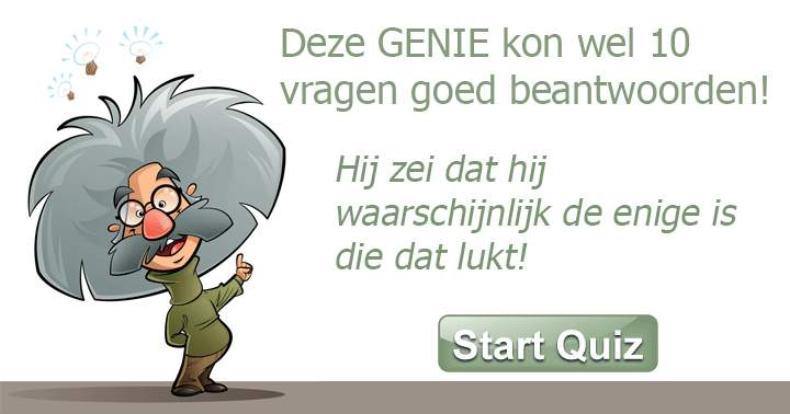 Ben jij ook zo'n genie als Albert Einstein?