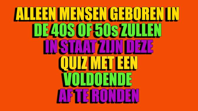 Muziek uit de 60s en 70s!!