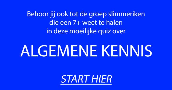 Mag jij je ook aansluiten bij de selecte groep slimmeriken?