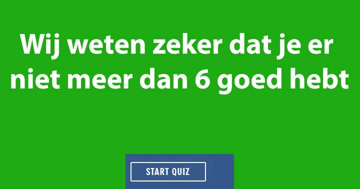 Algemene Kennis Quiz 