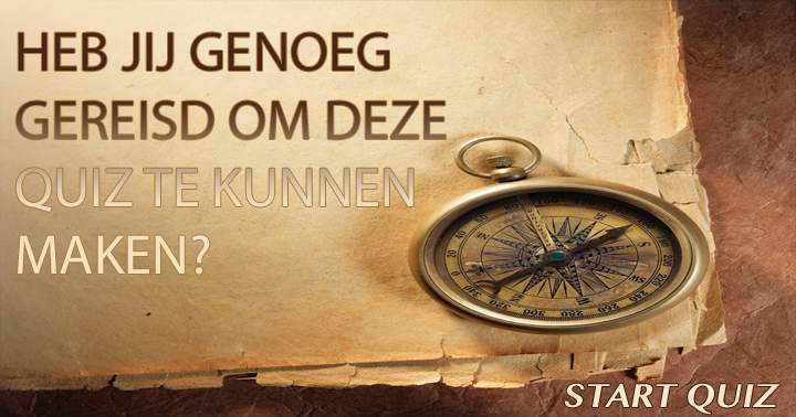 Een quiz voor globetrotters!