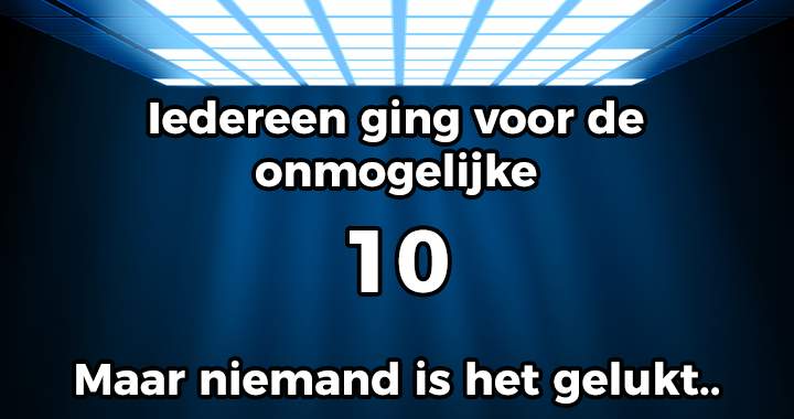 En jou dus ook niet!