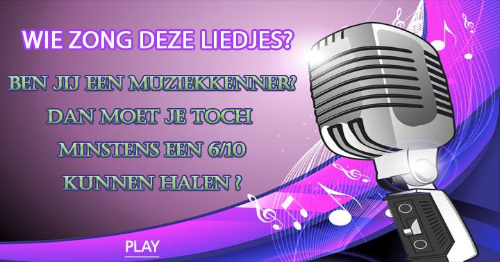 Ben jij een muziekkenner?