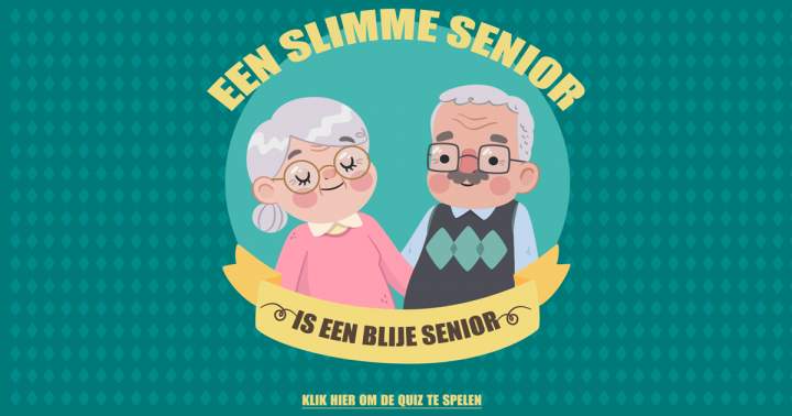 Een slimme senior is een gelukkige senior